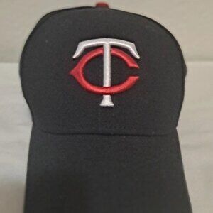 Black New Era 9FORTY Minnesota Twins Hat Adjustable Adult Cap